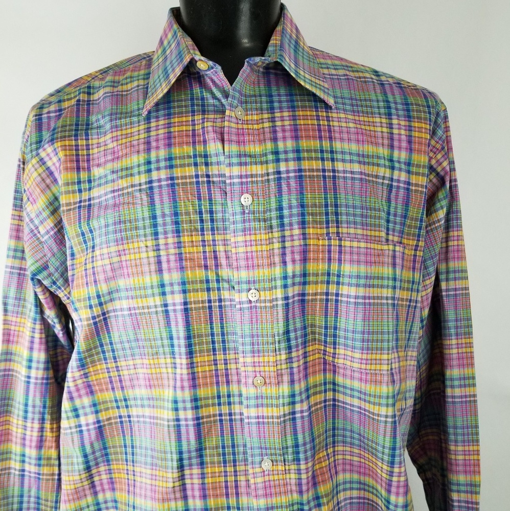 Gitman Brothers Plaid Long Sleeve Shirt
